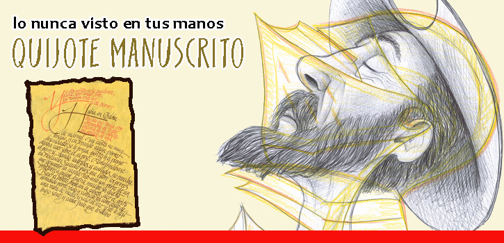 Quijote en edición manuscrita