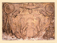 Escudo de armas del obispo de Barcelona y Virrey de Catalua don Garcigil Manrique