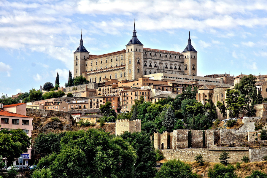 Toledo. El Alcázar. Castillos y fortalezas de Castilla la Mancha